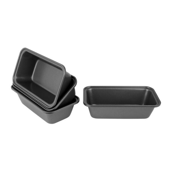 Bakemaster Non-Stick Loaf Pan 15cm Set of 4