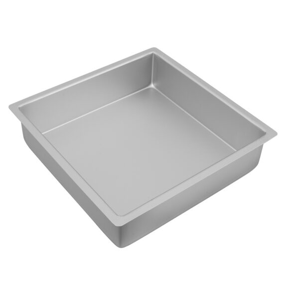 Bakemaster Silver Anodised Square Cake Pan (9 Sizes)