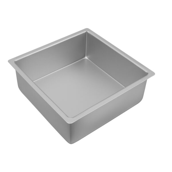 Bakemaster Silver Anodised Square Deep Cake Pan (5 Sizes)