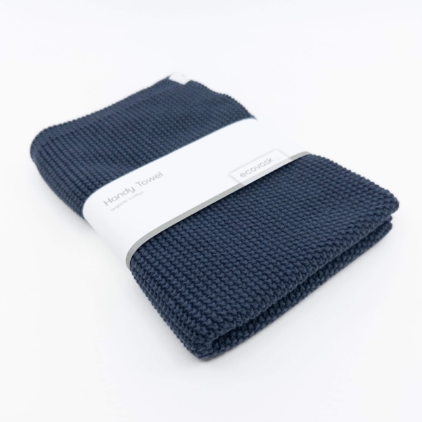 Ecovask Hand Towel Navy 60x40cm
