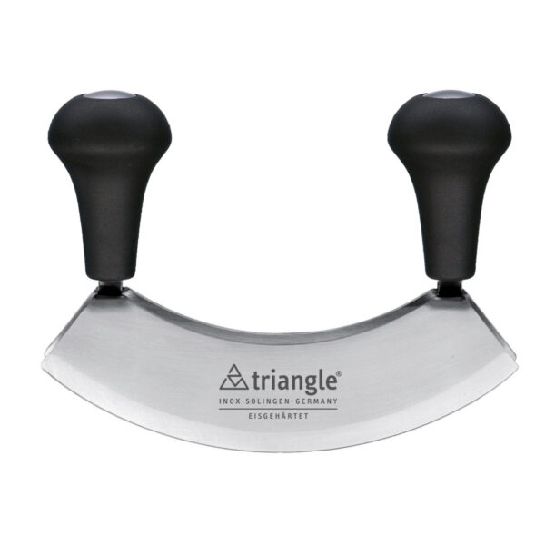 Triangle Mincing Knife Double Blade Tempered 14cm