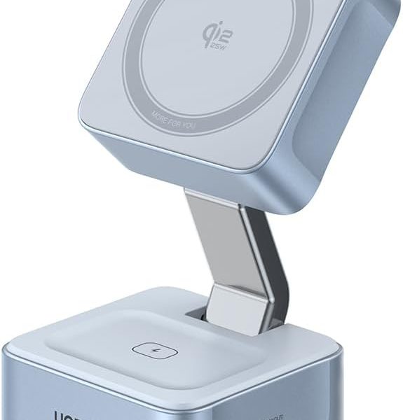 UGREEN 25W MagFlow Qi2 2-in-1 Wireless Charger