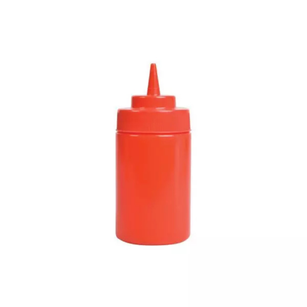 Sauce Bottle 360ml Wide Top Red