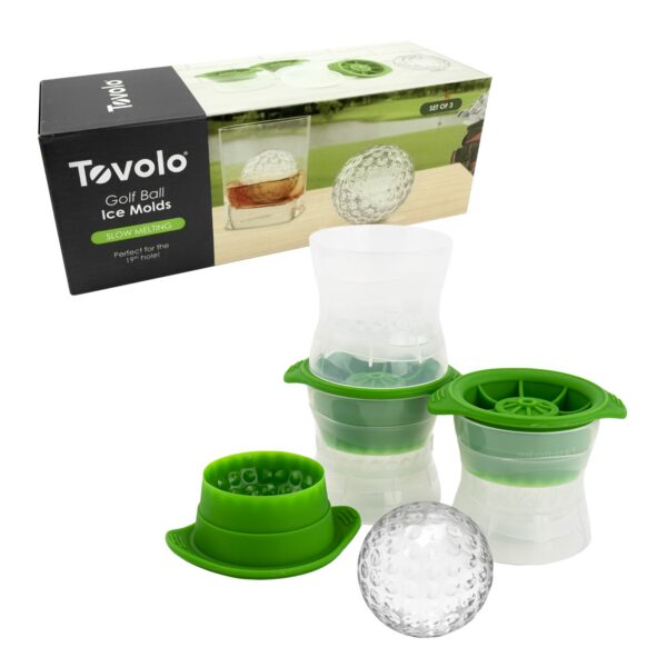 Tovolo Golf Ball Ice Mould Set of 3