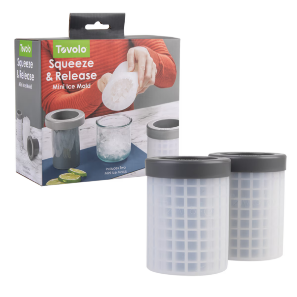 Tovolo Freeze & Squeeze Mini Ice Cube Maker Set of 2