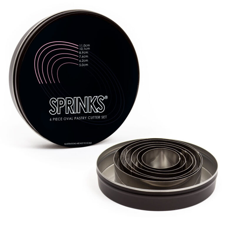 Sprinks Oval Stainless Pastry Cutter Set of 6