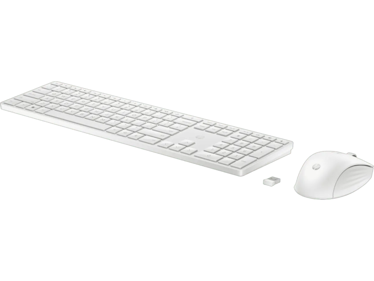 HP 650 WIRELESS KEYBOARD AND MOUSE COMBO - WHITE