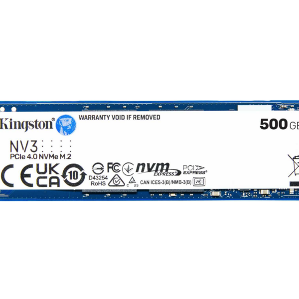 KINGSTON 500G NV3 M.2 PCIE 4.0 NVME SSD R/W 5000/3000 MB/s