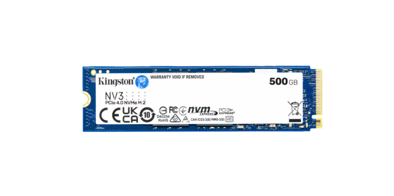 KINGSTON 500G NV3 M.2 PCIE 4.0 NVME SSD R/W 5000/3000 MB/s