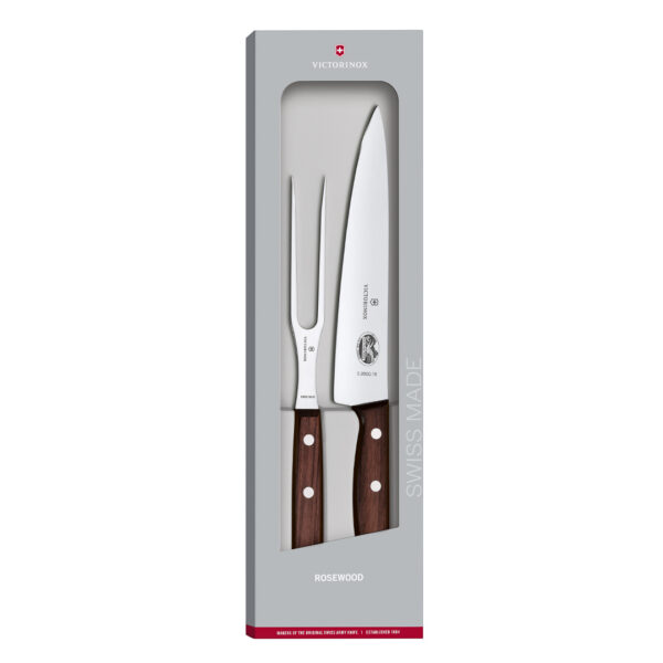 Victorinox Wood Carving Knife & Fork Set
