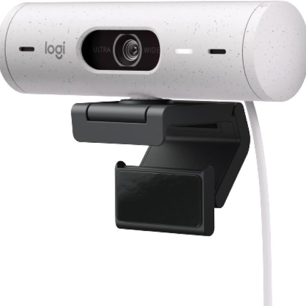 Logitech Brio 500 Full HD Webcam in Off White