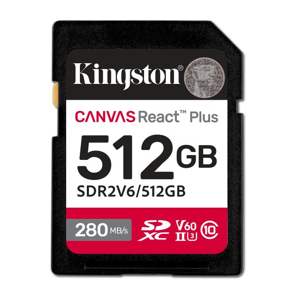 512GB SDXC Canvas React Plus U3 UHS-II