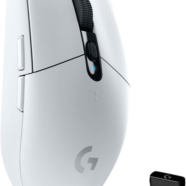 White Logitech G305 Wireless Gaming Mouse