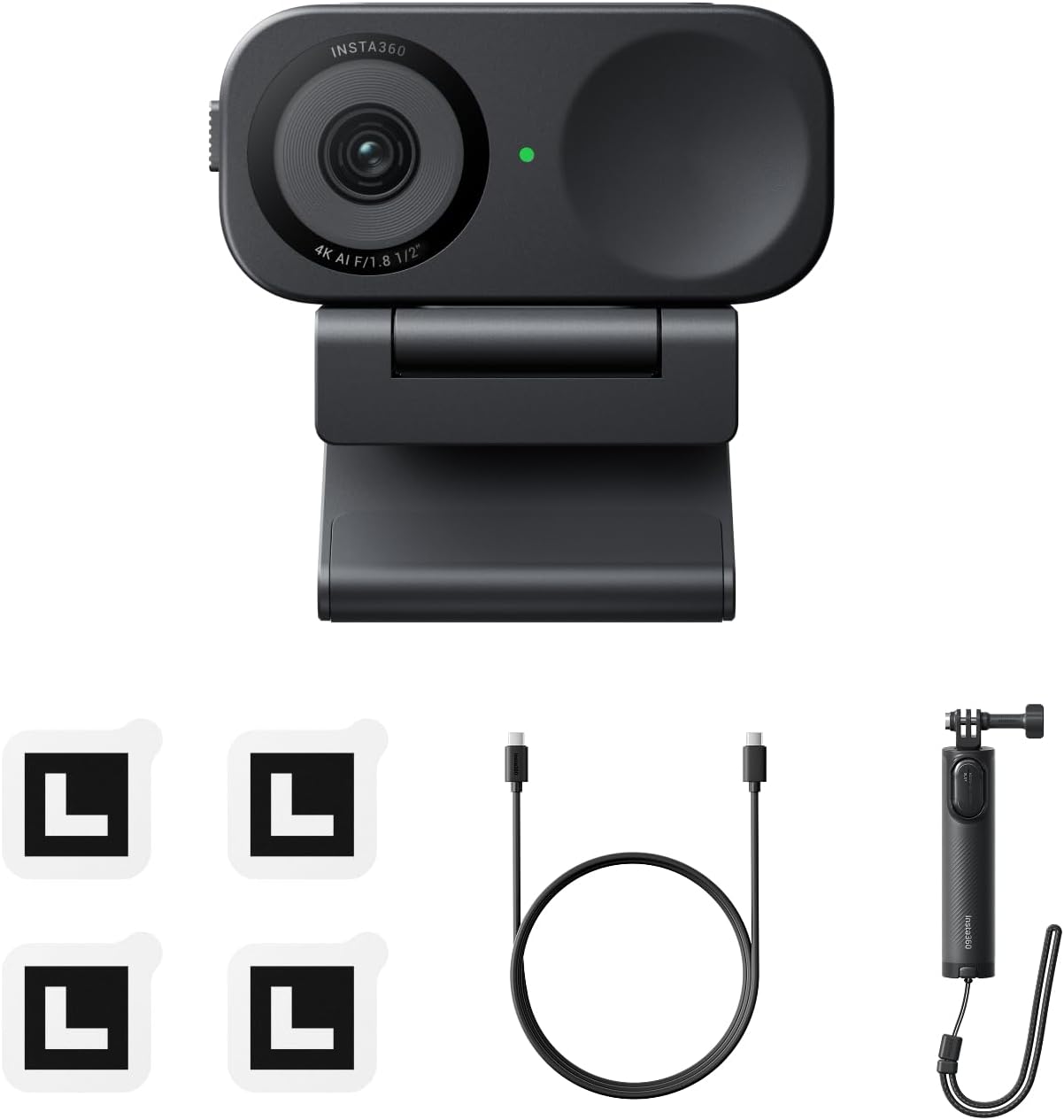 Insta360 Link 2C - 4K Webcam for PC/Mac, 1/2" Sensor, Auto - Image 10