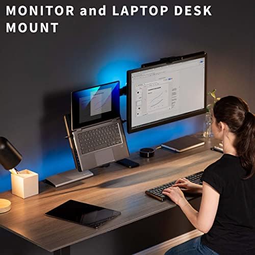 Fully Adjustable Laptop and Monitor Desk Mount - Image 12