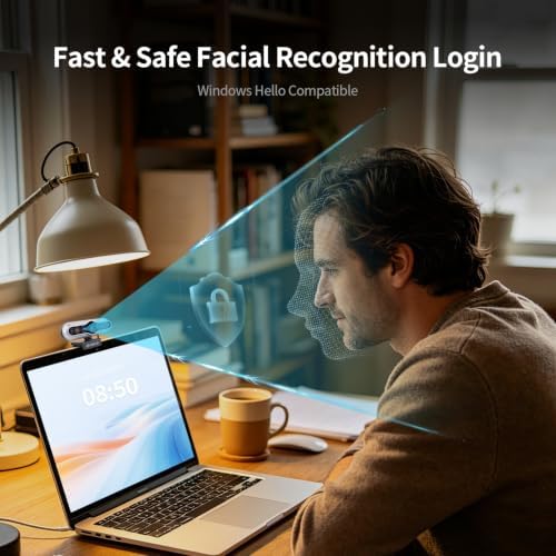 TOALLIN 4K Webcam with Windows Hello Compatibility - Image 12