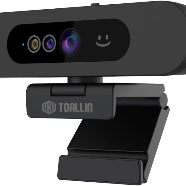Windows Hello Face Login, IR Facial - TOALLIN 1080P Webcam