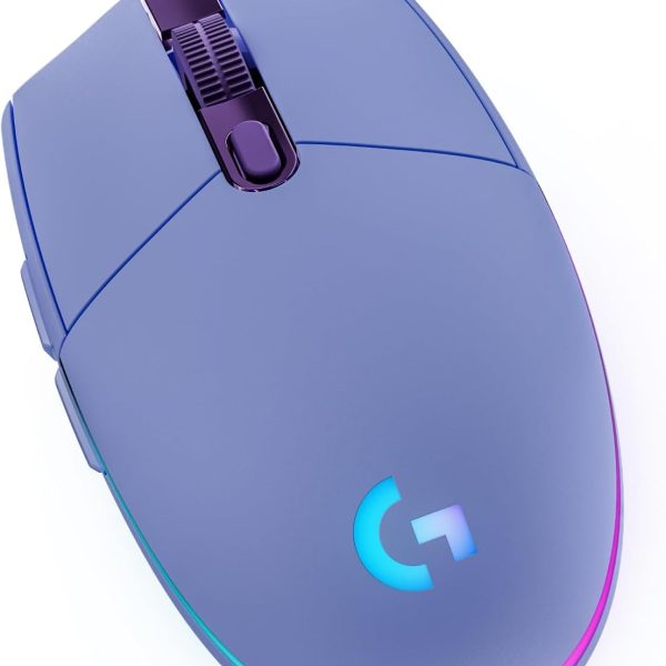 Lilac Logitech G203 Lightsync Gaming Mouse
