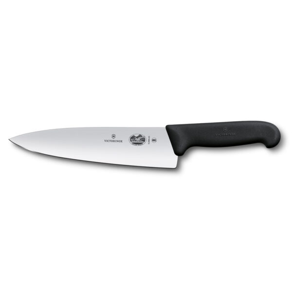 Victorinox Fibrox Carving Knife Extra Wide Blade Black 20cm