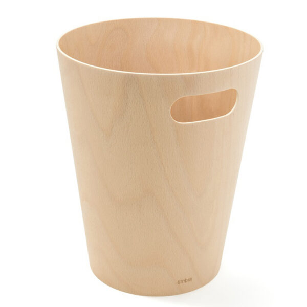 Umbra Woodrow Trash Can 7.5L Natural