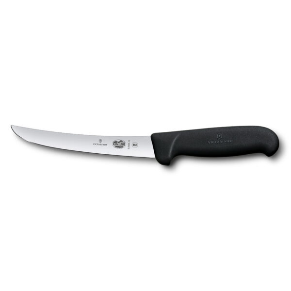 Victorinox Fibrox Boning Knife Curved Black 15cm