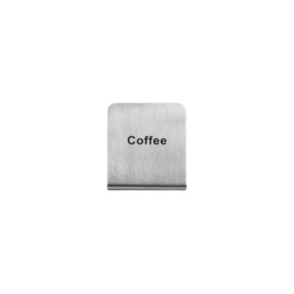 Tea/Coffee Stainless Steel Buffet Sign (3 Types)