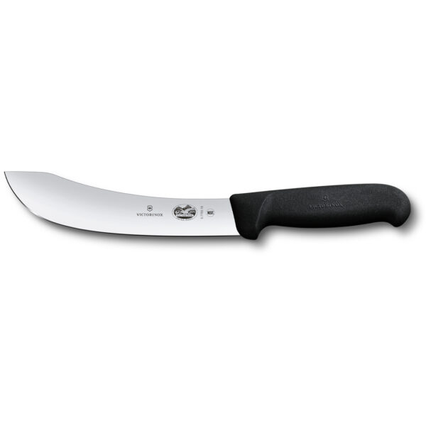 Victorinox Fibrox Skinning Knife Black German Style 18cm