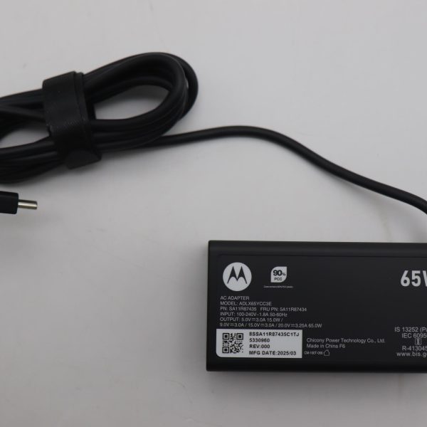 Original Lenovo AC Adapter PD,65W,20/15/9/5V,3P,WW,MOTO