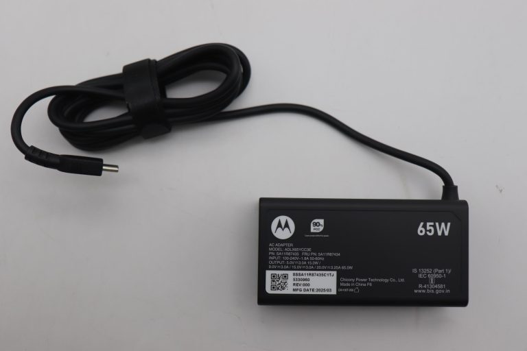 Original Lenovo AC Adapter PD,65W,20/15/9/5V,3P,WW,MOTO