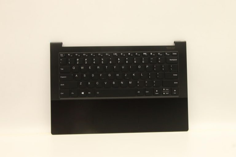 Original Lenovo C-Cover with keyboard, USA English, Deep Black, Backlight, US