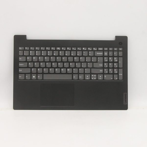 Original Lenovo Keyboard with Upper Cover (Palmrest), English, Iron Grey