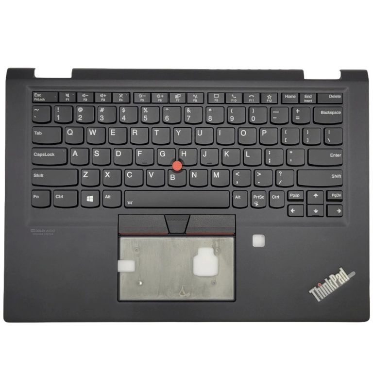 Original Lenovo Keyboard with Upper Cover (Palmrest), English, Backlight, WWAN