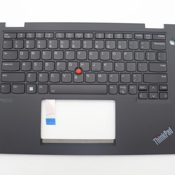 Original Lenovo Keyboard with Upper Cover (Palmrest), English, NO WWAN