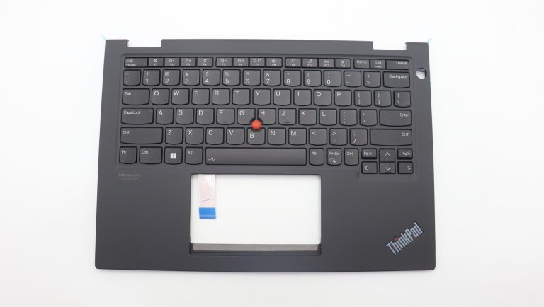 Original Lenovo Keyboard with Upper Cover (Palmrest), English, NO WWAN
