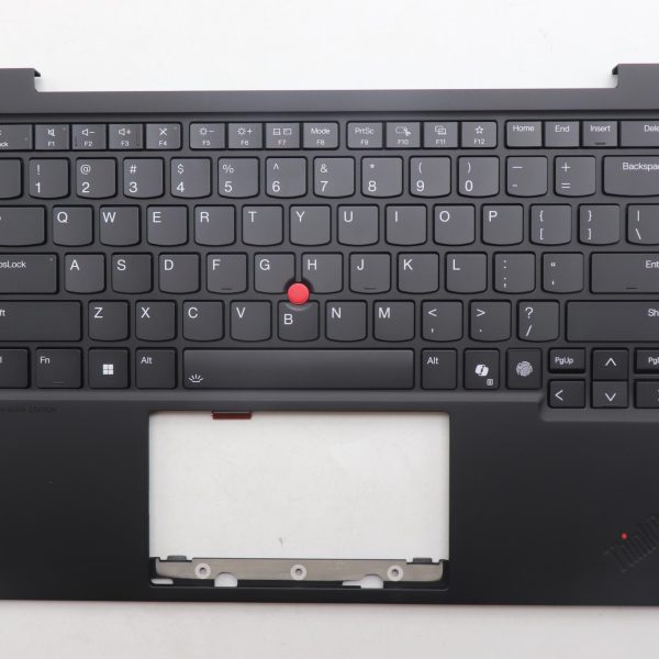 Original Lenovo Keyboard with Upper Cover (Palmrest) BL KB BK WW ENG LTN