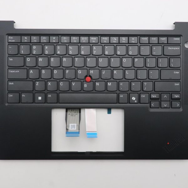 Original Lenovo Keyboard with Upper Cover (Palmrest) FRU KBD W/C ENG (CHY) US BK