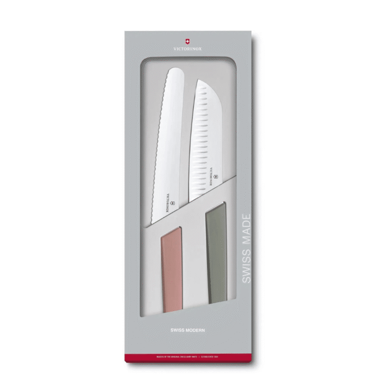 Victorinox Swiss Modern Pastry and Santoku 2 Piece Knife Set
