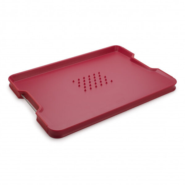 Joseph Joseph Cut & Carve Plus Multi Function Chopping Board Red