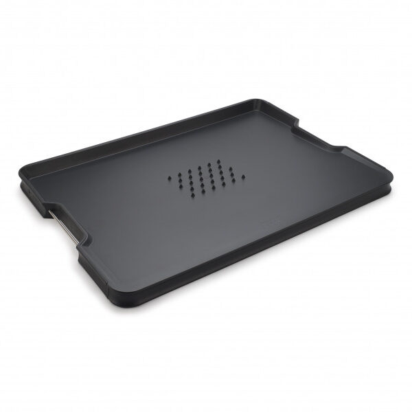 Joseph Joseph Cut&Carve Plus Multi Function Chopping Board XL Black