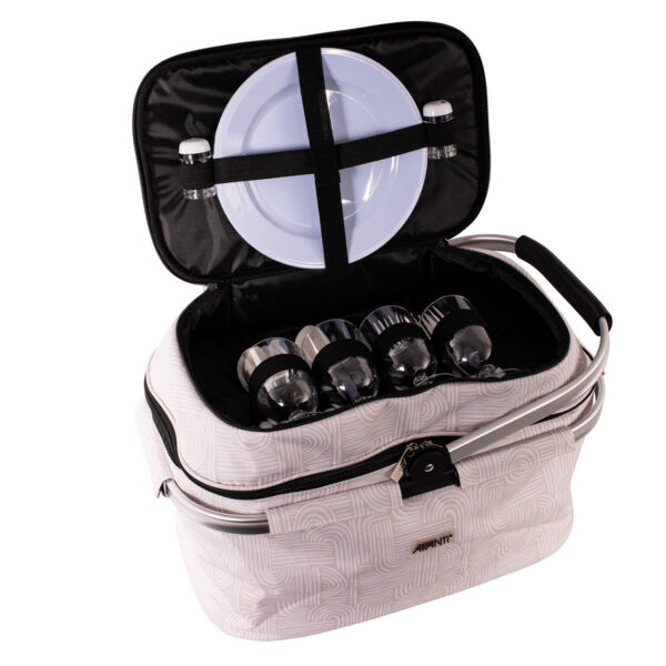 Avanti Insulated Picnic Basket Zen Arc 4 Person