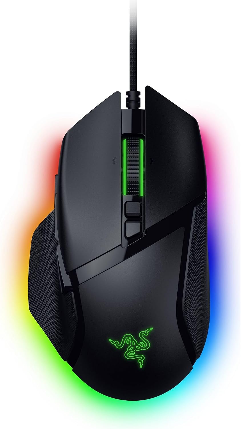 Razer V3 Basilisk Wired Gaming Mouse with Custom Controls
