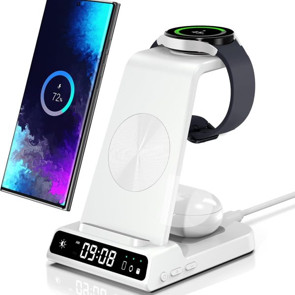 Phelinta 3-in-1 Wireless Charging Station for Samsung Devices