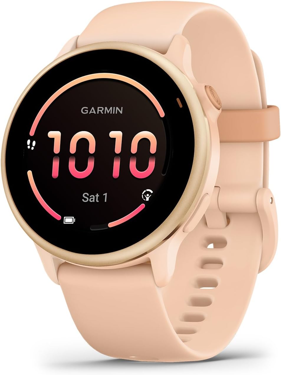 Garmin GPS Smartwatch in Metallic Pink Dawn - Image 8