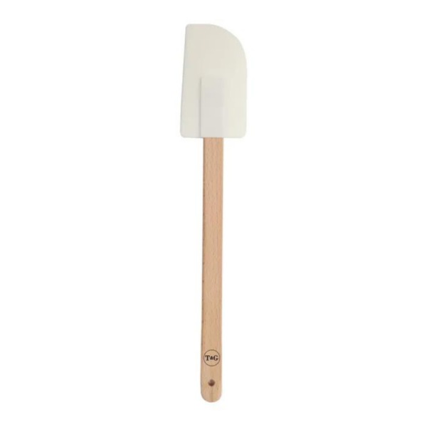 T&G Silicone Spatula White 25.5cm