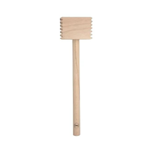 T&G Beech Wood Square Meat Hammer 30.5cm