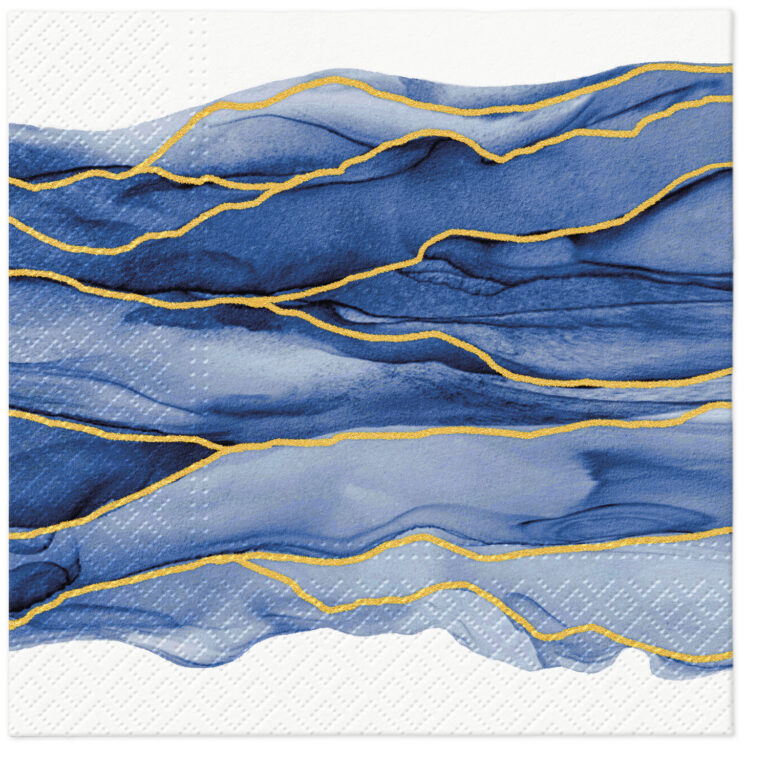 PAW Decor Lunch Napkin Watercolour Waves