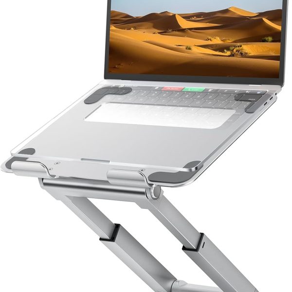 Tounee Height Adjustable Laptop Stand with 360° Swivel Base