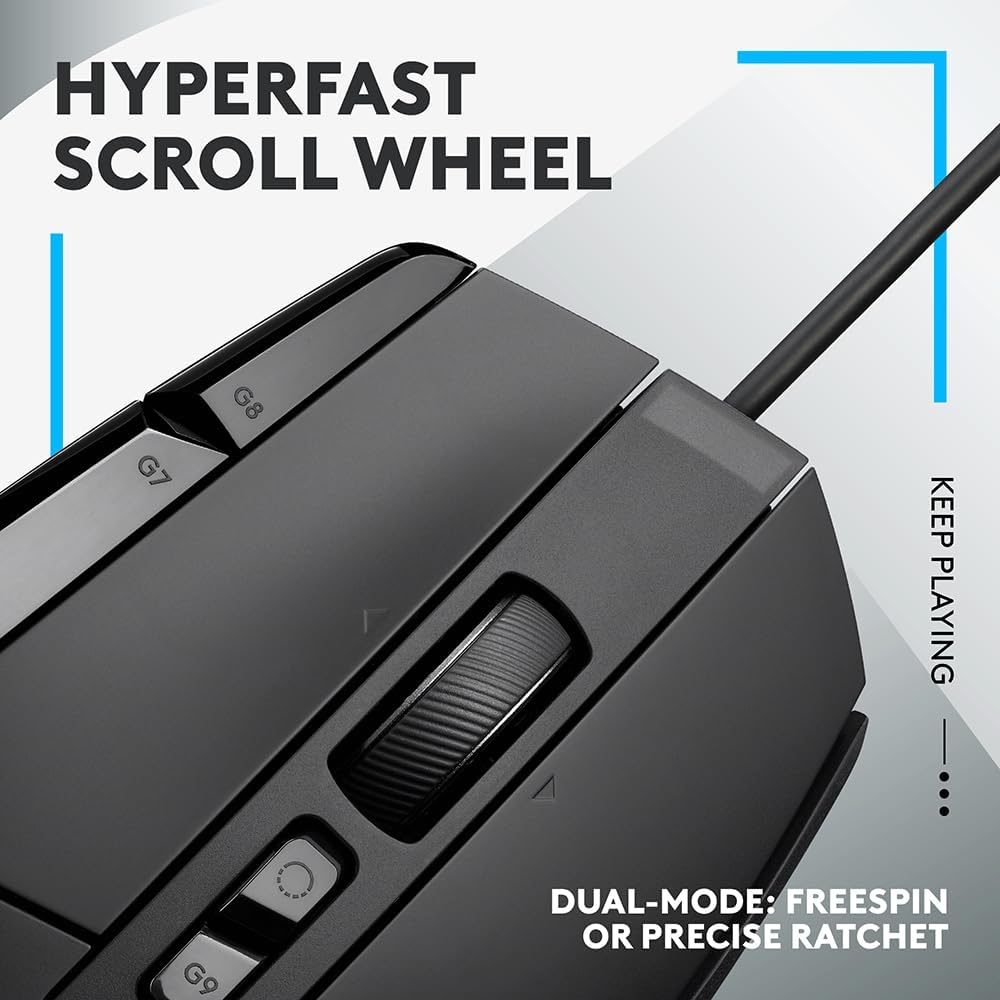 Logitech G502X Black Gaming Mouse with Advanced Features - Image 3