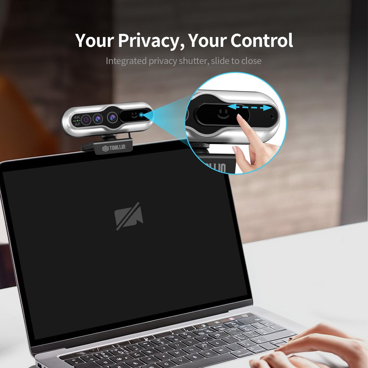 TOALLIN 4K Webcam with Windows Hello Compatibility - Image 7