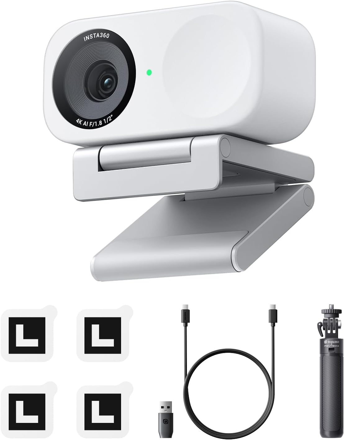 Insta360 Link 2C - 4K Webcam for PC/Mac, 1/2" Sensor, Auto - Image 11